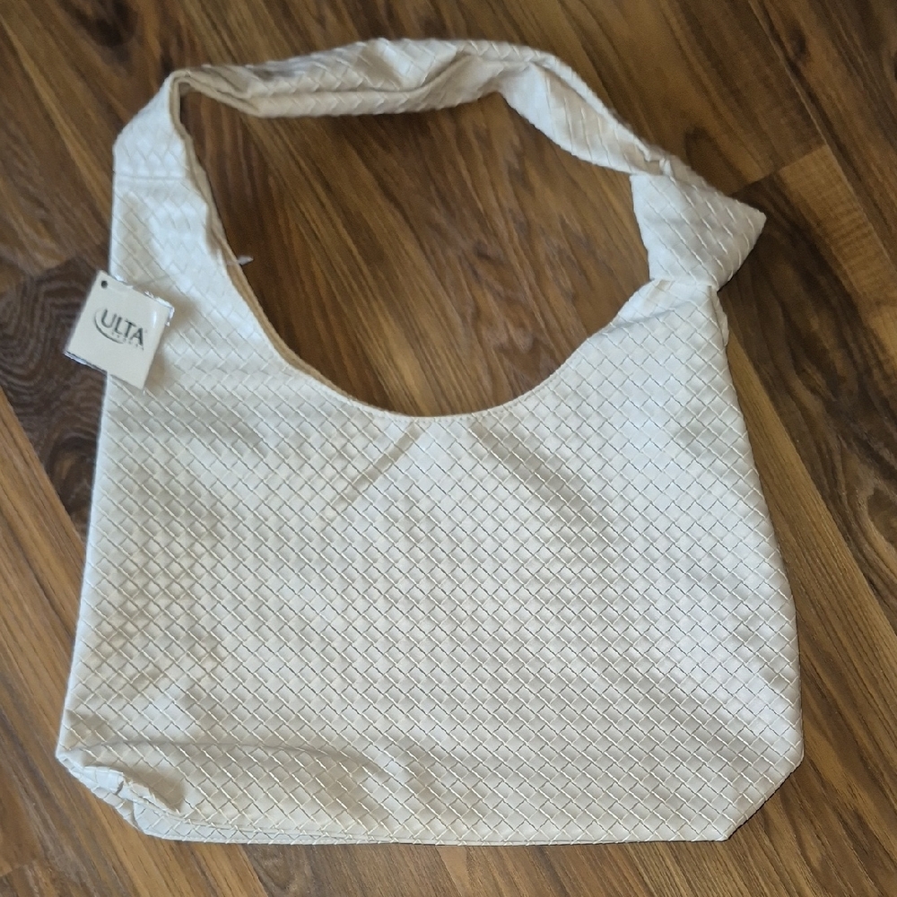 Ulta Beauty White Woven Women's Bag